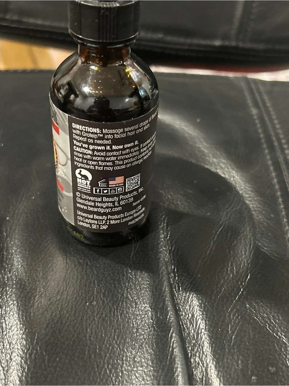 Original Beard Oil - Natural Softening Grooming Oil (Brown/Black)